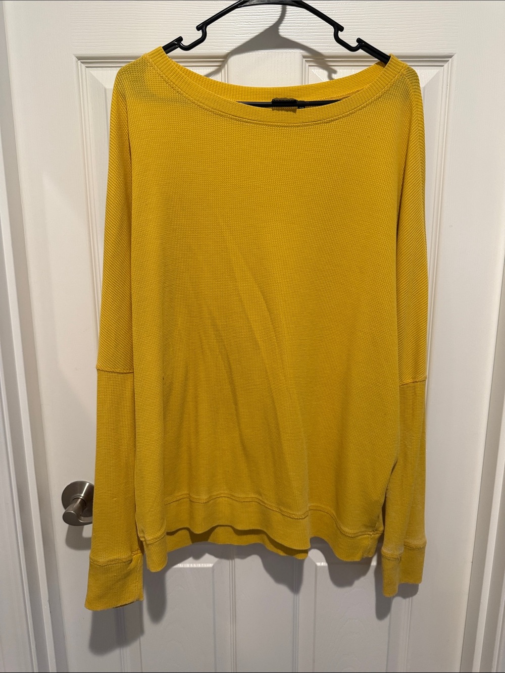 Mono B Mustard Yellow Crewneck Sweater